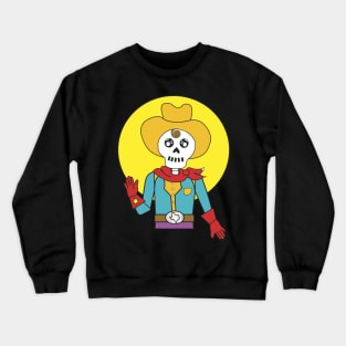 Cowboy Skeleton Crewneck Sweatshirt